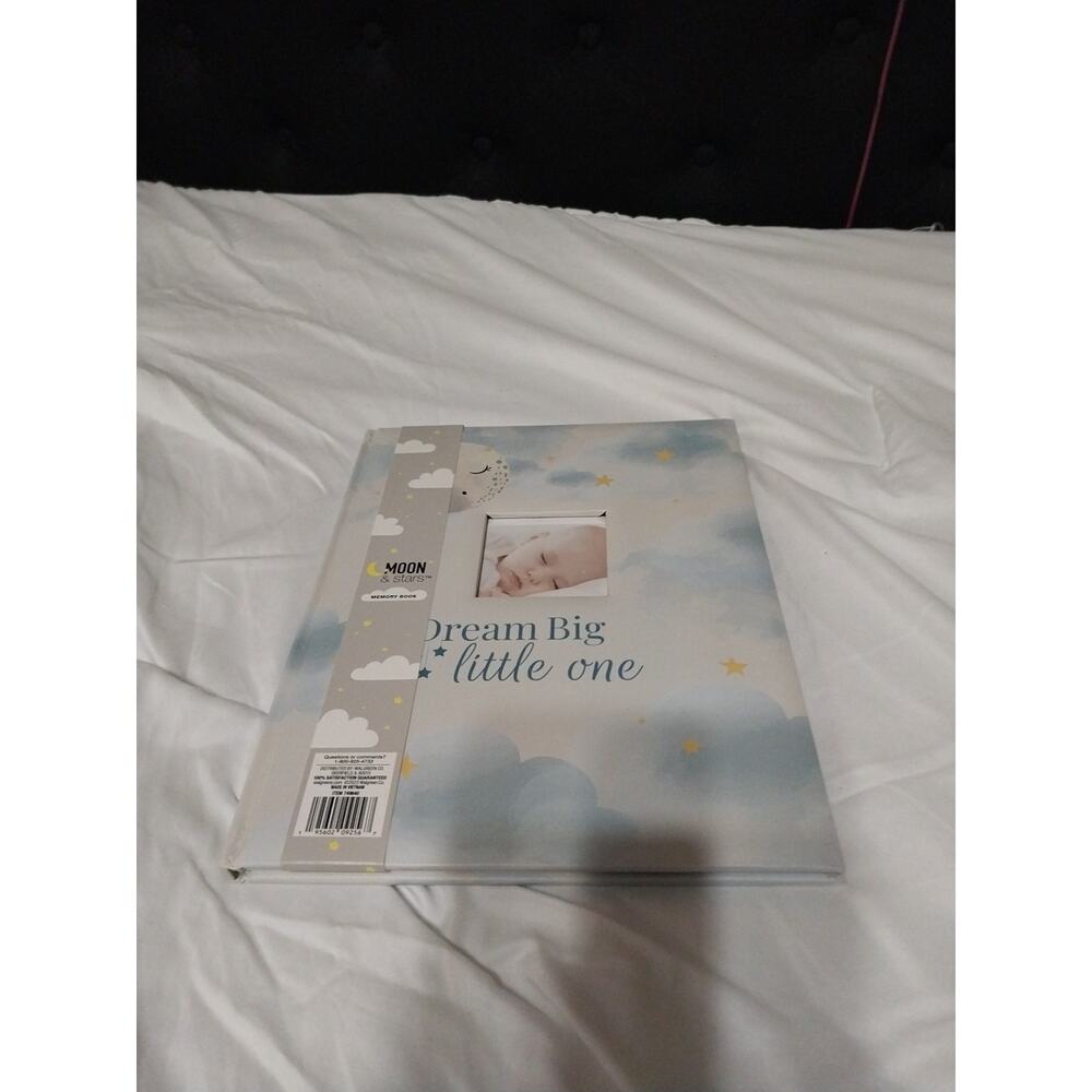 Moon & Stars Dream Big LittleRecord Milestones First Five Years Baby Memory Book